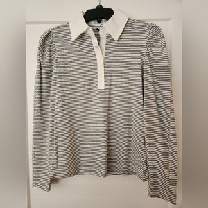 New striped collard shirt